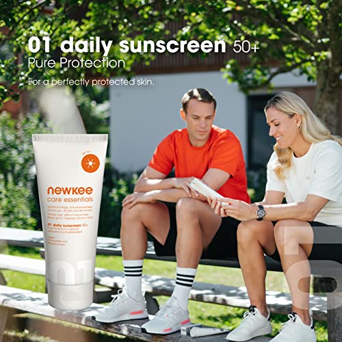 newkee Manuel Neuer & Angelique Kerber Sun Cream with SPF 50+ (100 ml), Waterproof, Fragrance-Free & Vegan, Sun Protection - Image 3