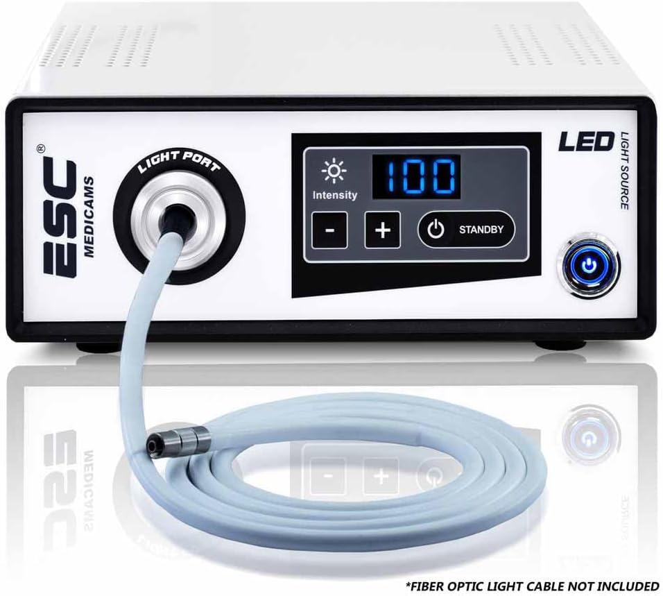 Medical Cold LED Light Source 80W Portable Endoscopy for ENT Endoscope Camera