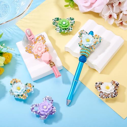 Perles papillon et fleur en strass pour fabriquer un cadeau original