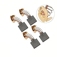 Vista 4 de Juego de 4 cepillos de carbono para amoladora angular Makita CB204 CB203 CB202 CB200 191953-5 191957-7