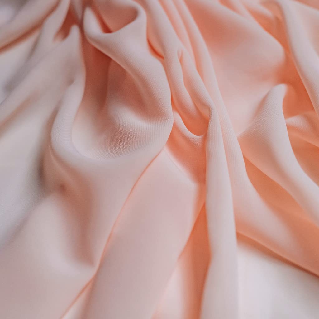 Tissu Mousseline De Soie Transparent Motif Paon - Largeur 150 Cm - Vendu Au Mètre - Pour Couture Légère