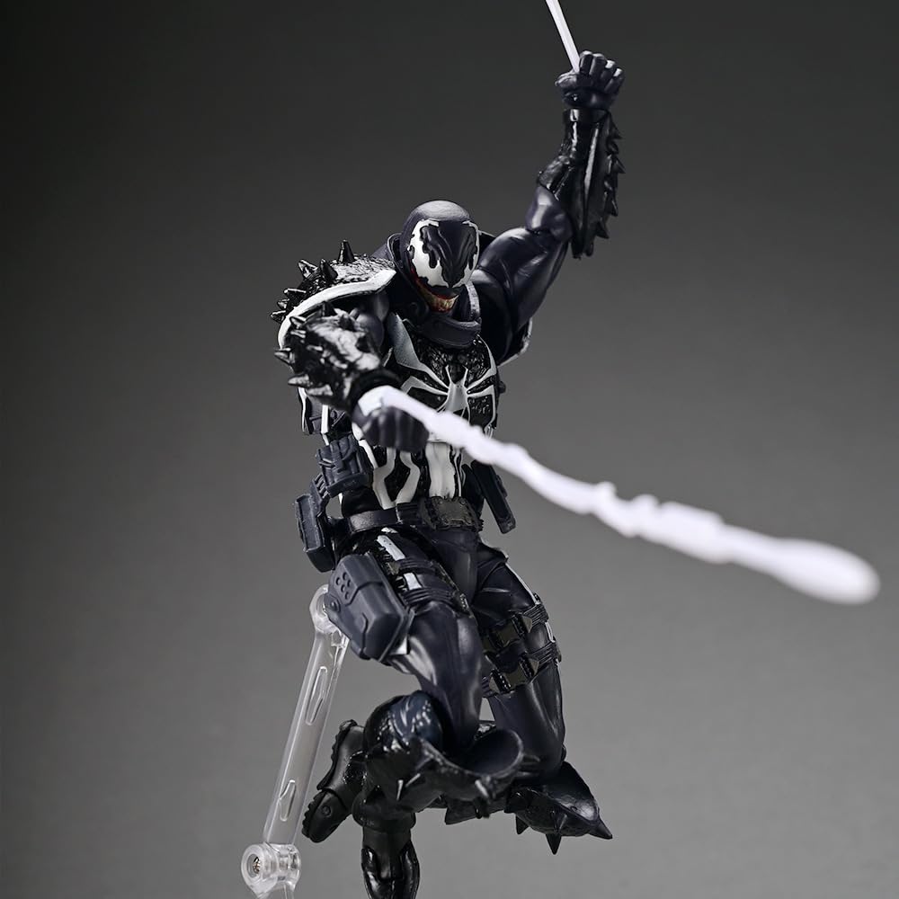 REOZIGN Figurina Venom, Figurine Di Anime Agente Venom 20 Cm / 7,9 Pollici, Modello Di Manga Di Cartone Animato In PVC Fatto A Mano