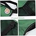 WEKAMOS Pet Raincoat for Adjustable Lightweight Belly Cover for Wet Weather Green for Outdoor Fun Rainy Days