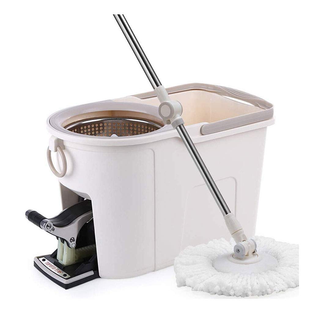 Spin mop avec seau nettoyant pour l'entretien efficace de la maison