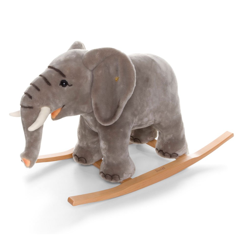 Steiff - 048944-70cm Trampili Riding Elephant (Grey)