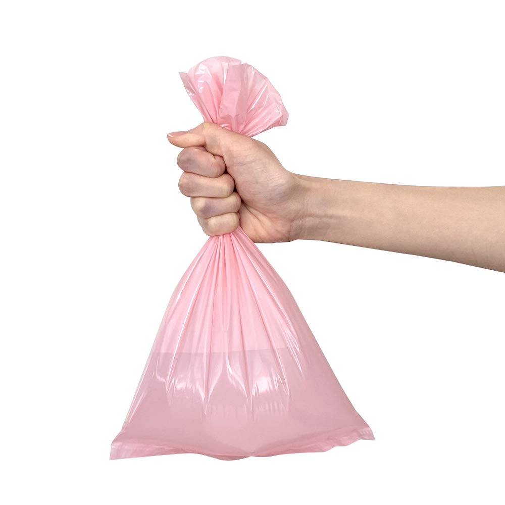 BOS Amazing Olor Sealing Baby Pañal Bolsas de desecho – Duraderas y sin perfume (200 bolsas) [Tamaño: XS, Color: Rosa] Nuevo paquete de bebé!