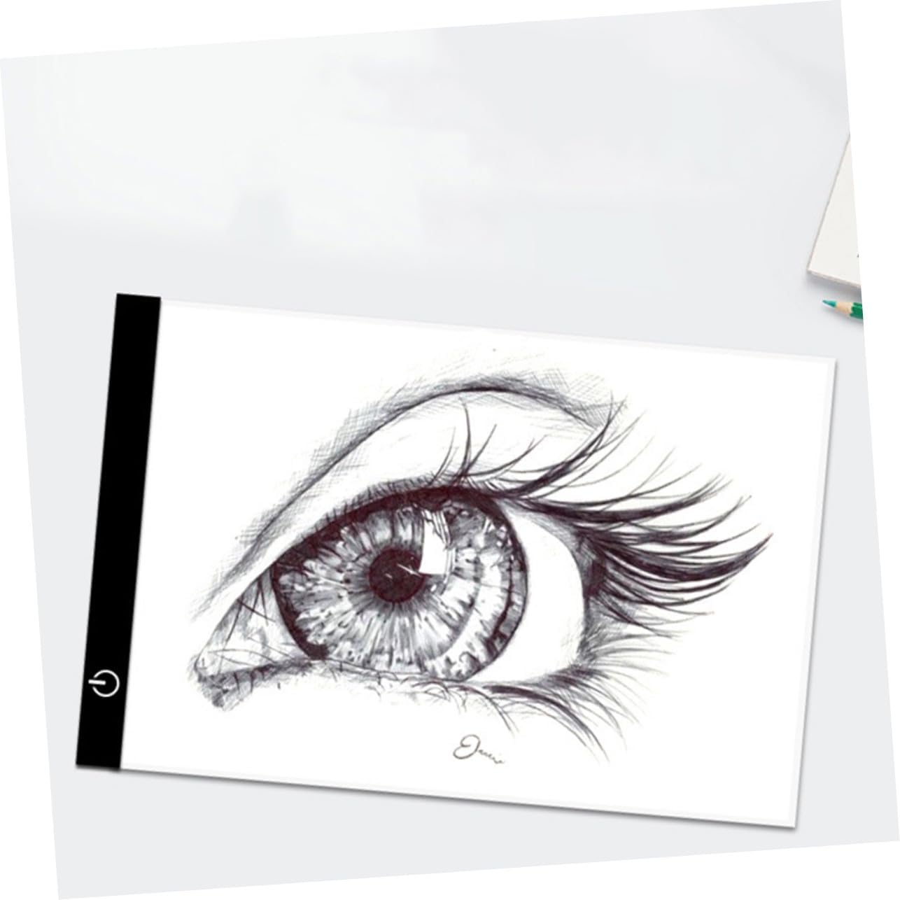 IWOWHERO Ultra-Thin LED Copy Board with USB Cable Portable Bright LED Drawing Desk Lightbox for Tracing Fashion Stylish Practical Copy Plate for Artists and Designers