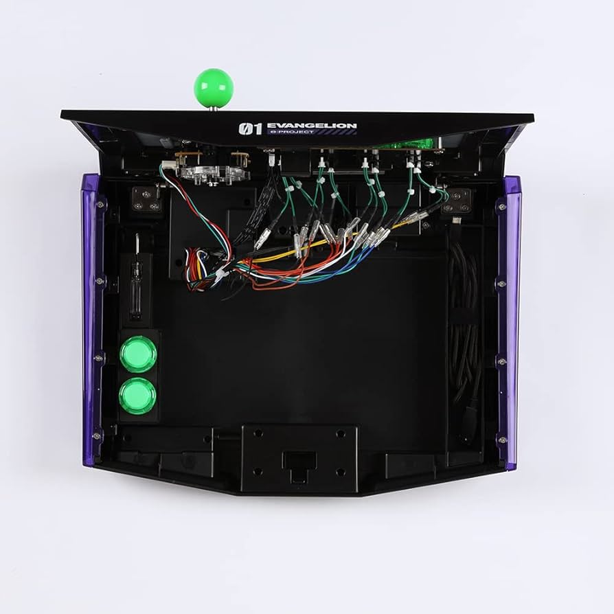 エヴァンゲリオンアーケードコントローラー　アケコン エヴァ初号機をモチーフにしたアケコン「EVANGELION e:PROJECT