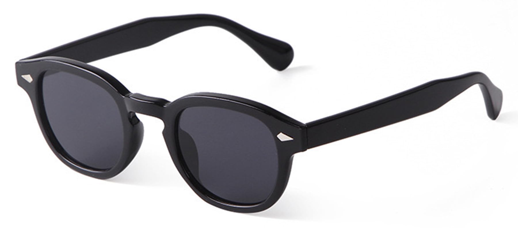 LHSDMOAT Occhiali da sole sportivi ovali vintage Depp stile anni '70 da uomo donna, occhiali da sole moda UV400 colorati per viaggi di festa alla guida