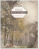  DÉKOKIND Reisetagebuch zum Selberschreiben  DIN A4, 100+ Seiten, Register, Vintage Softcover  Auch als Abschiedsgeschenk  Motiv: Achtsamkeit