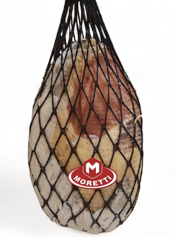 Moretti® Fiocco di Prosciutto Artigianale 2 Kg sottovuoto Cuore di Prosciutto Crudo Stagionato Gusto delicato Senza Conservanti 100% Naturale