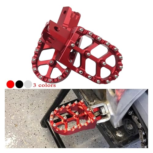 Pédales Passager Arrière : Fini les pieds glissants sur les repose-pieds de votre XR110 ou CRF70 - 2