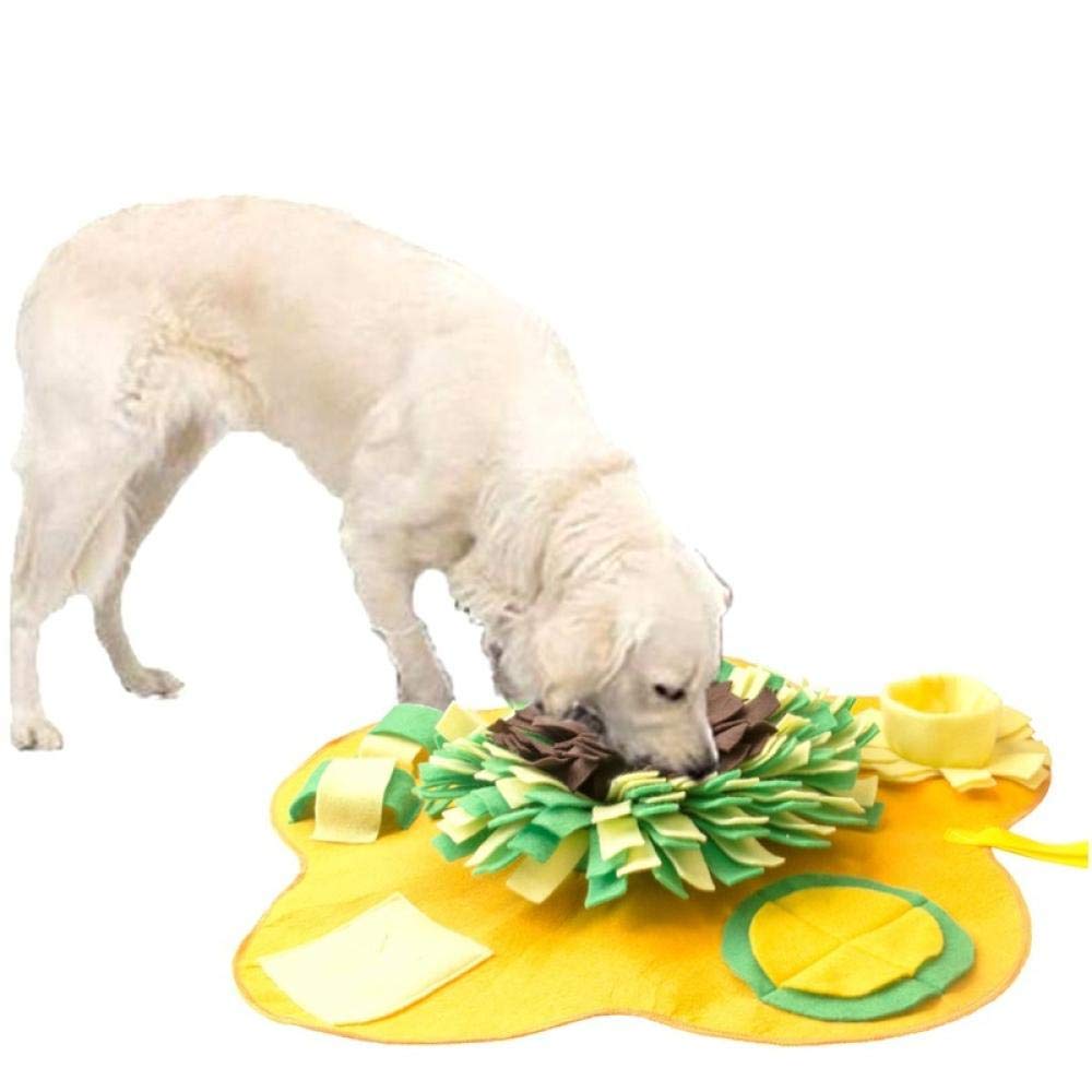 Trainingspads Für Hunde Pet Sniff Pad Katze Hund Langsam Fütterungsmatte Waschbar Geruch Training Haustiere HundeStressabbau Trainings Decke 2Stück Blau