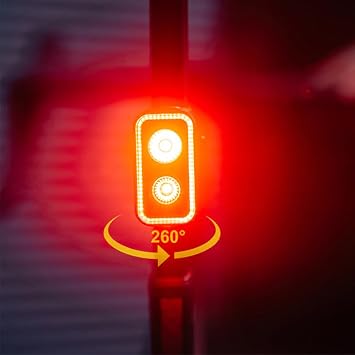 SEEMEE300 Intelligent Bicycle Tail Light Multi Directional Warning Safety IPX6 Waterproof Bicycle Accessories