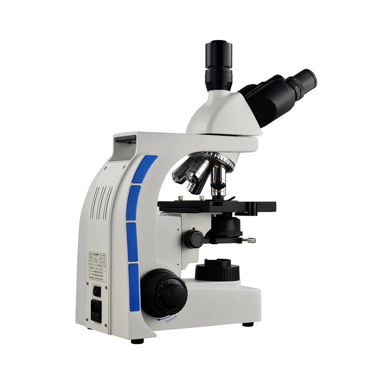 Microscopio Binoculare/Trinoculare Xub200 - Apparecchiatura Ottica Biologica di Alta Precisione per Laboratorio di Ricerca Scientifica, Binoculare