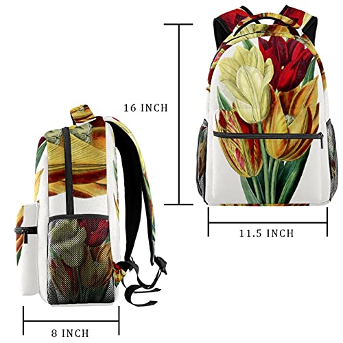 Sac à dos tulipe aux couleurs chaudes avec compartiment bouteille intégré - 2