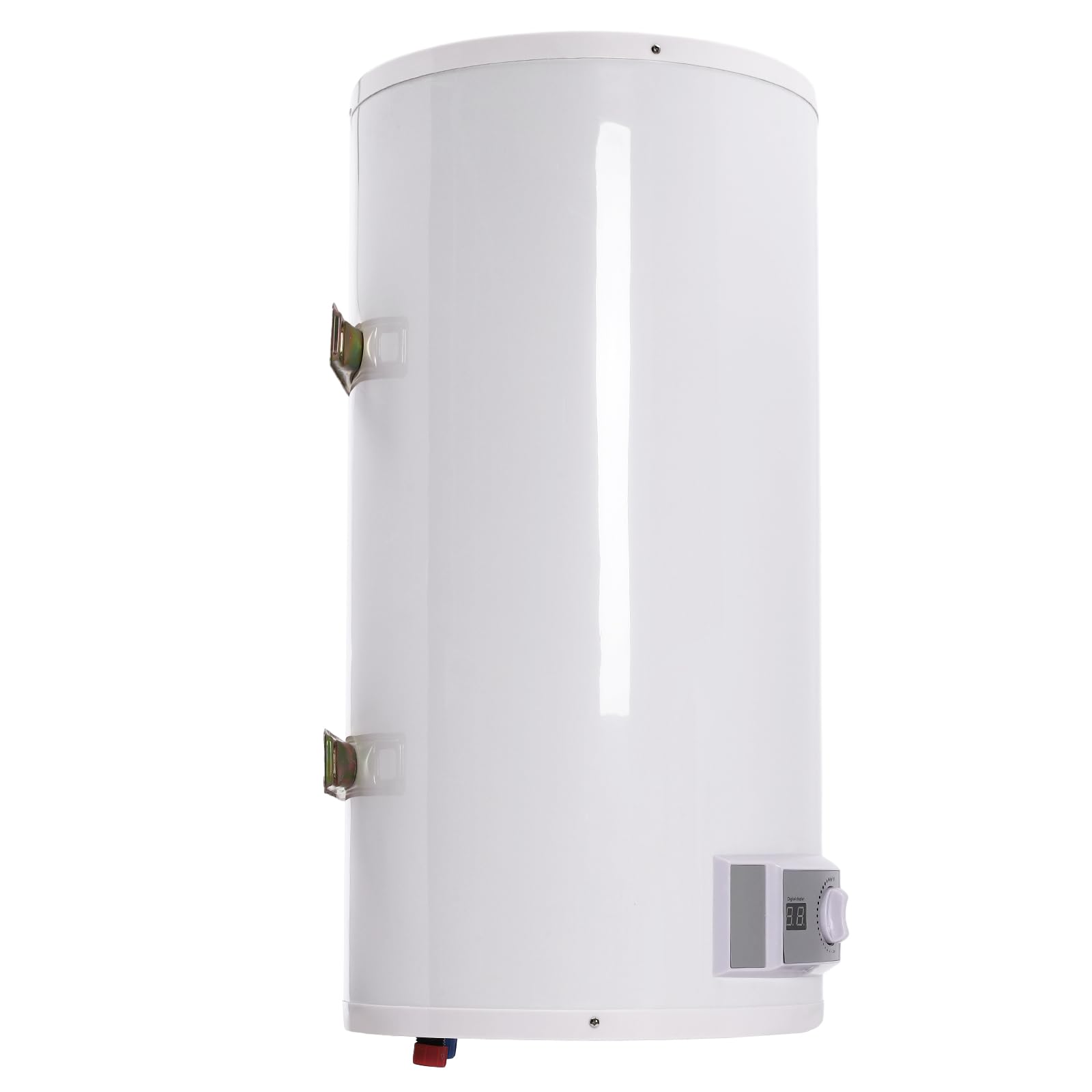 Scaldabagno Elettrico Verticale a Parete 50 litri Riscaldatore di Acqua di Accumulazione 25-75℃ Riscaldatore di Acqua Elettrico per Doccia