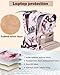 40L Large Carry on Backpack for Women, Pink Floral Airplane Carry on Bag Travel Backpack fits 17 inch Laptop Work, Flight Approved Personal Item Travel Bag Luggage Suitcase Weekend Trip Overnight