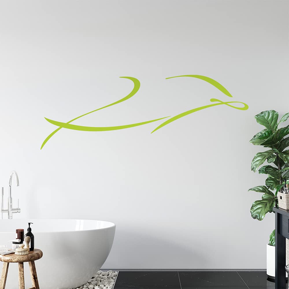 Adesivo Murale Delfini Kiwistar – 6 Pezzi In 3 Dimensioni, Rimovibile, Grigio, 60x22 Cm - 4
