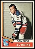 1974 Topps #264 Ted Irvine New York Rangers-Hockey (Hockey Card) VG Rangers-Hockey