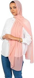 سكارف كريب شيفون سادة من تاي شوب