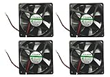 Sunon 70x70x15mm KDE1207PHV3 2Pin/2Wire 12v Low Speed Fan (4 pack)