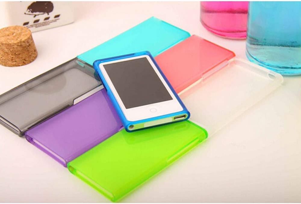 7PCS/Lot for iPod Nano 7 8 Case, Candy Color Soft TPU Rubber Gel Protective Skin Case Cover for Apple iPod Nano 7 7th 7G Generation 8 8th Generation(Pack of 7 Color)