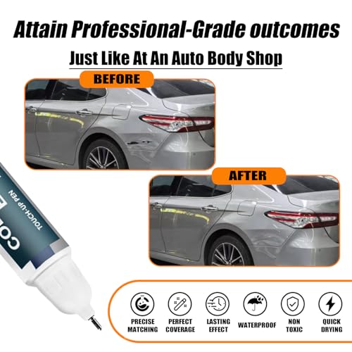 Image of 1J9 Celestial Silver Metallic Touch Up Paint for Toyota, Car Paint Pen Scratch Repair Two-In-One Touch Up Paint, Premium Car Scratch Remover for Deep Scratches