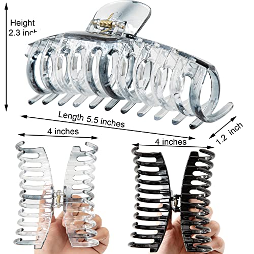 Pinzas para el cabello de alta resistencia accesorios max de 5.5 pulgadas acabado mate premium 2