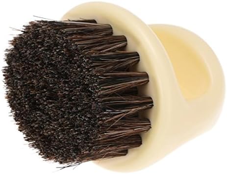 Natural Firm Horse Hair Beard Brush Barber Men's Shaving Brush Face Mustache Beard Cleaning Skin Massage