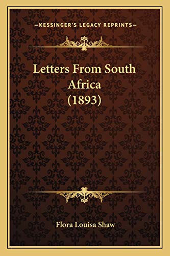 Letters From South Africa (1893)