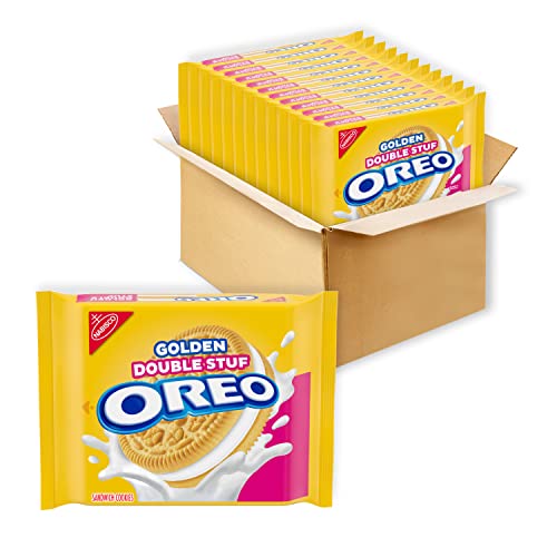 Image of OREO Double Stuf Golden Sandwich Cookies, 12-14.03 oz Packs