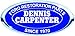 DENNIS CARPENTER FORD RESTORATION PARTS 1939-1964 Black Embroidered Tractor Seat Cover - with Script- Compatible with Ford. Exact as original