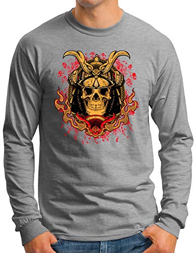 T-shirt Warrior Asian Fighter à manches longues gris OM3 XXL