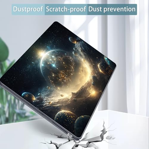 Image of Tuiklol for MacBook Air 13 inch Case M5 2026 M4 2025 M3 2024 M2 2022 Release Model A3449 A3240 A3113 A2681,Plastic Hard Shell Cover for MacBook Air 13.6 with Touch ID, Birth of Galaxy