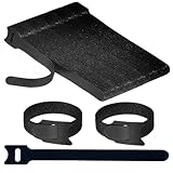 130 PCS 6 Inch Reusable Cable Ties Adjustable Cord Straps, Hook & Loop Wire Organizer for Home, Office & Electronics Cable Management