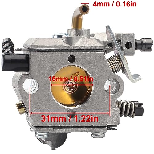 ZAMDOE Carburetor for stihl 024 026 PRO MS260 MS240 MS260 PRO Chainsaw Replaces 1121 120 0610 WT-403B WT-403A with Air Filter Spark Plug Fuel Line - Image 2
