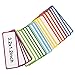 Leinuosen 40 Pcs Magnetic Dry Erase Labels Name Plate Tags Flexible Reusable Magnetic Label Stickers for Classroom Office Whiteboard Refrigerator Locker Shelf Craft(8 Bordercolor,3.2 x 1.2 Inch)