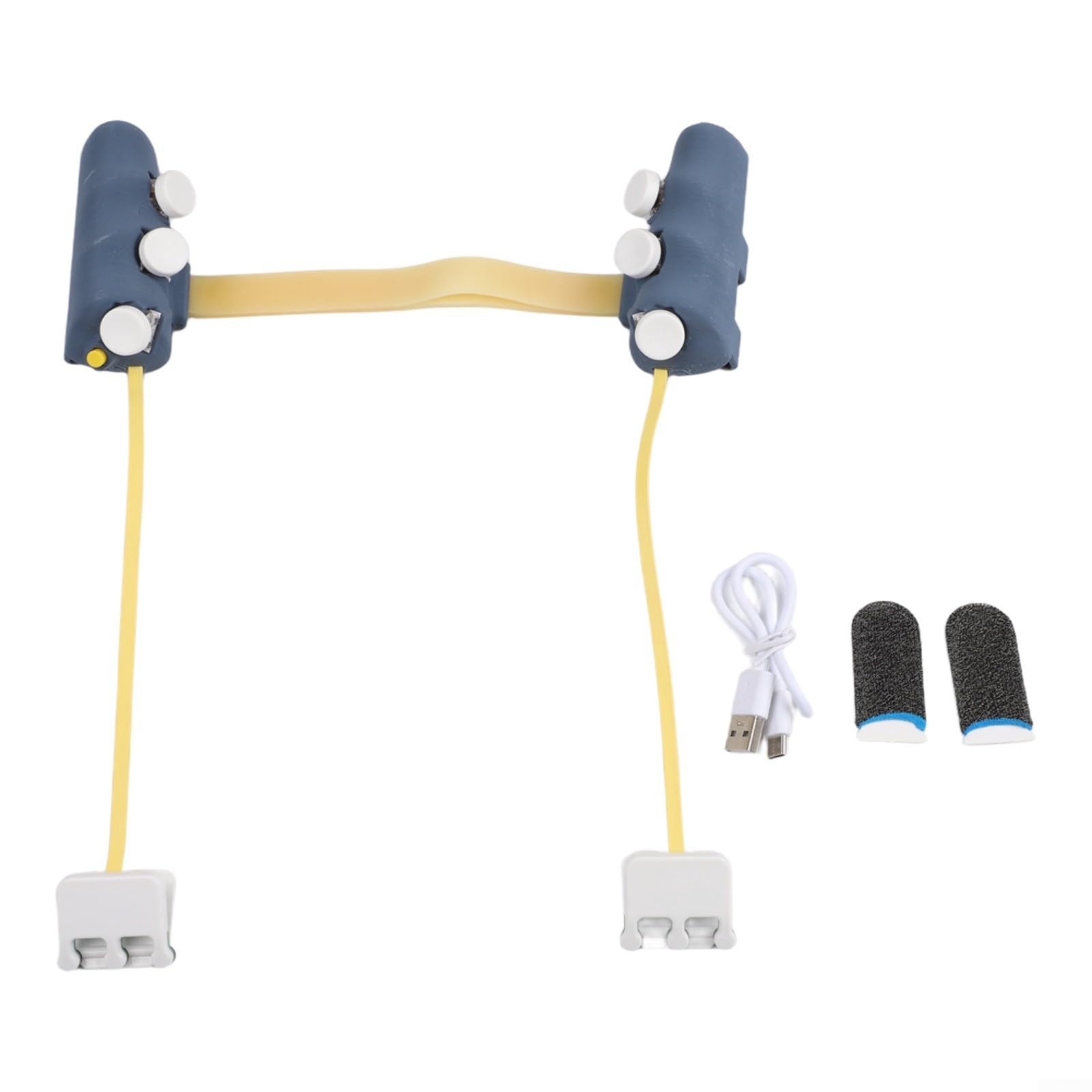 Manette de jeu magnétique spécifique à l'iPad avec mode impulsion, circulaire et boutons, et cordon intégré pour les jeux mobiles (12,4 ~ 13,5)