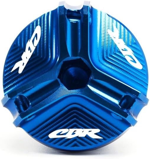 Motorcycle Oil Cup Cap for CBR1000RR 2004-2019 Motorcycle CNC Aluminum Front & Rear Brake Reservoir Fluid Cylinder Cover Engine Oil Filter Cap