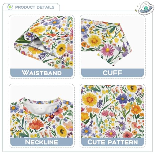 JUNZAN Flowers Calendula Peonies White Kids Boys Hoodie Sweatshirt Long Sleeve Fall Tops Shirts Camping 4T3