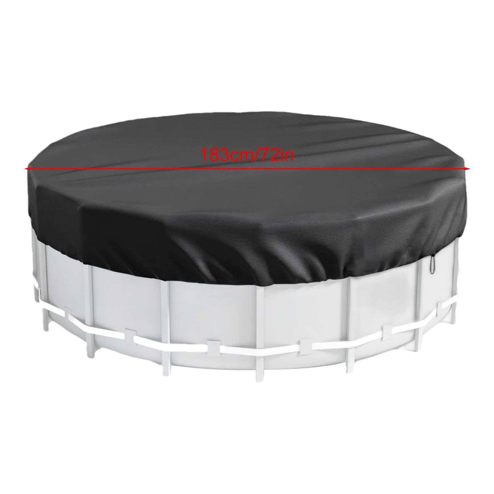 Bâche de piscine | Piège rond | Housse de protection de piscine | Pour la maison, le jardin, la terrasse, le spa, le camping, la terrasse