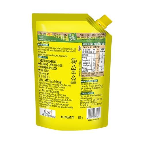 Image of MAGGI Rich Tomato Ketchup, Easy-Pour Doy Pack, 800g