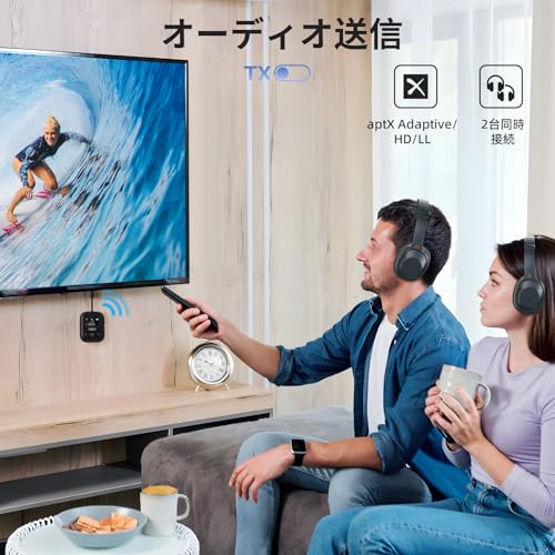 1Mii 1Mii Bluetooth 5.3 トランスミッター レシーバー SafeFly Min+ の商品画像 1