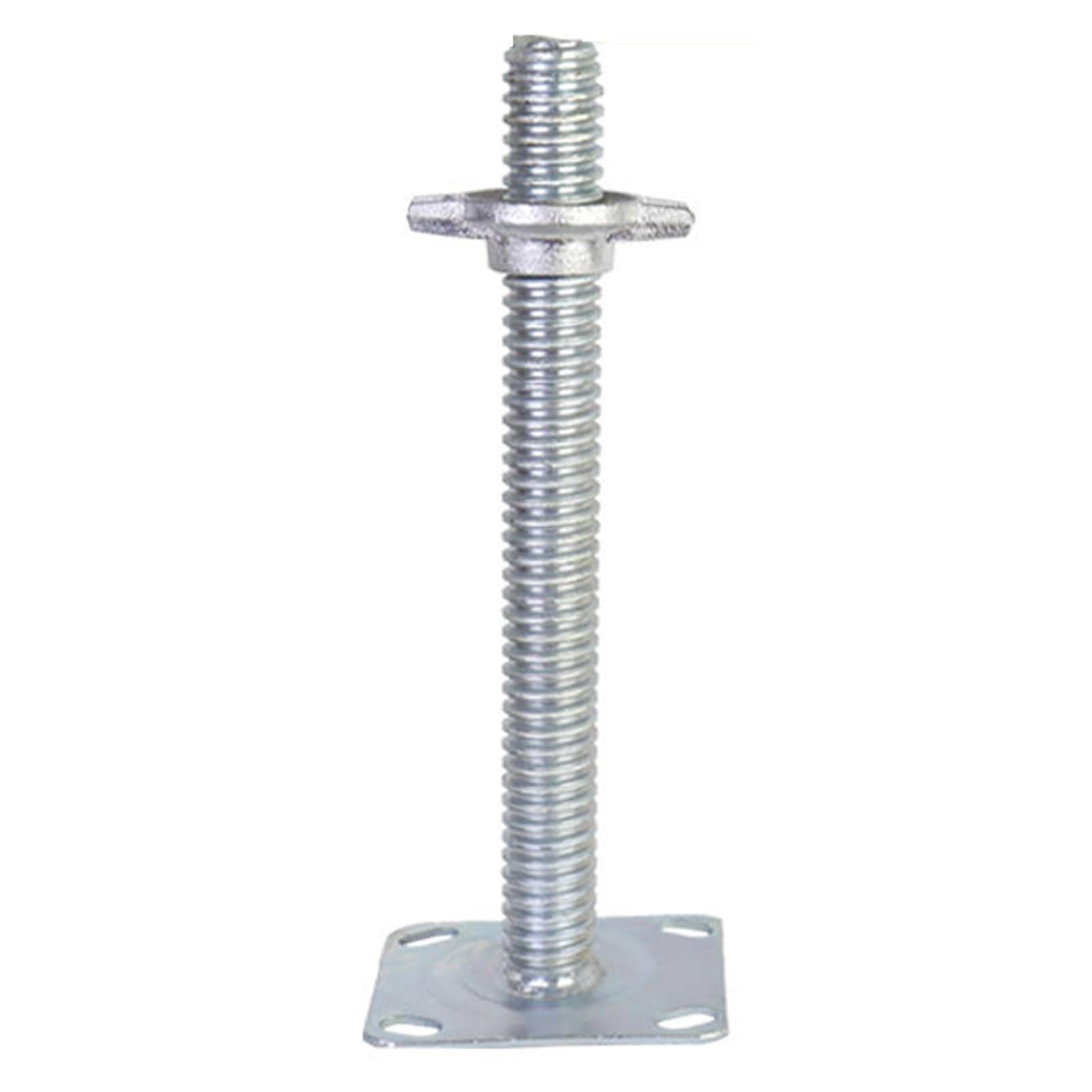 Scaffolding Wheels Heavy Duty with Extended Spiral Brake Universal Caster Lifting Adjustment Wheel(30 * 270mm)