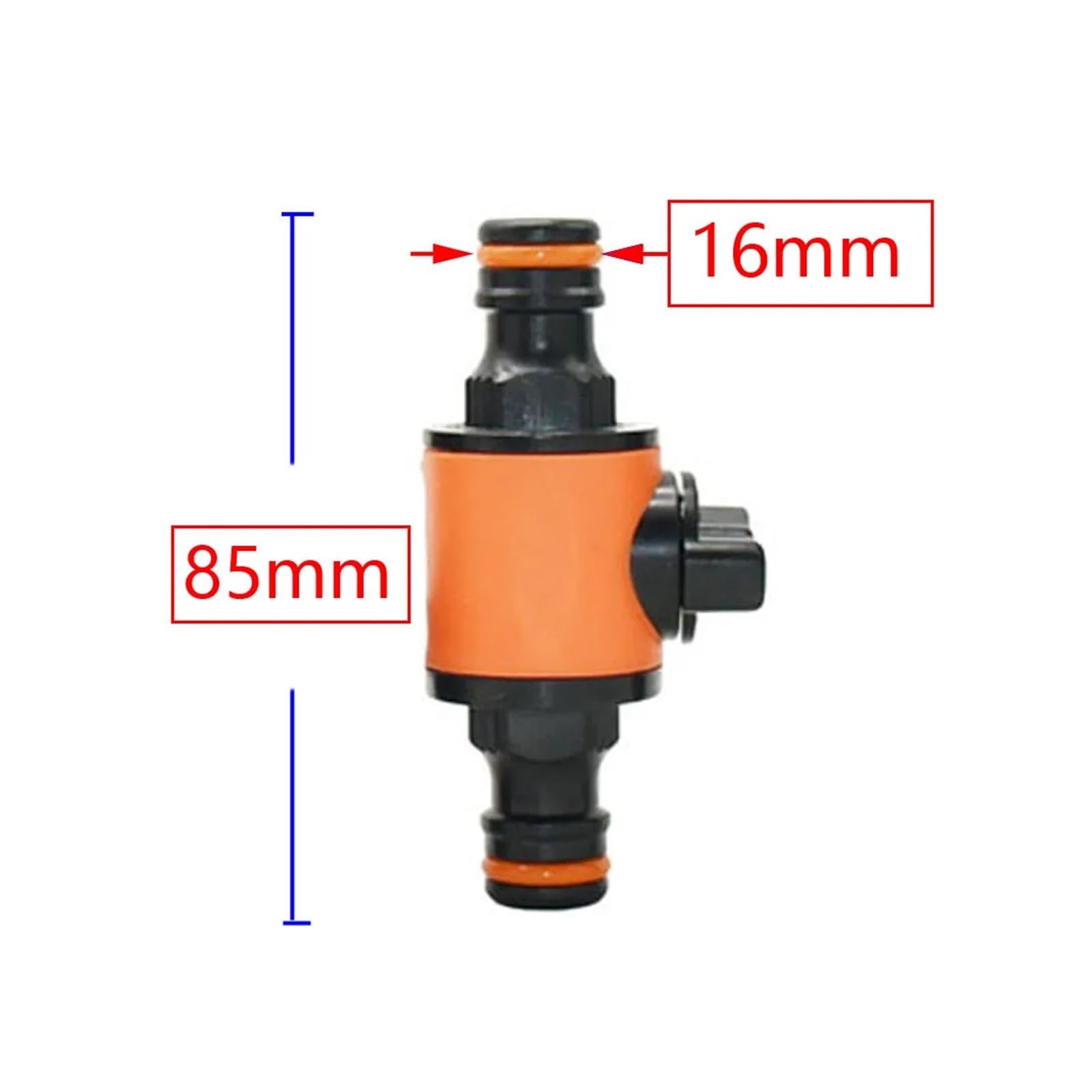 Raccordo rapido per tubo maschio da 3/4 di pollice per irrigazione a goccia da giardino, compatibile con Euro e USA, resistente raccordo giallo per soluzioni di irrigazione efficienti