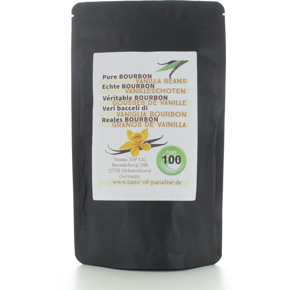 Bourbon Baccelli di Vaniglia (100 Stk 10-11cm) Top Gourmet Qualità - Grade A 100% Natural Di Madagascar