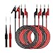 smtfcty 6 Stück Messleitungen Set mit Krokodilklemmen Kabel,4mm Isolierte Bananenstecker Kabel Messleitung 1m Prüfsonden für Digital Multimeter Elektrische Prüfung Rot und Schwarz Baby,Schwarz günstig Kaufen-smtfcty 6 Stück Messleitungen Set mit Krokodilklemmen Kabel,4mm Isolierte Bananenstecker Kabel Messleitung 1m Prüfsonden für Digital Multimeter Elektrische Prüfung Rot und Schwarz
