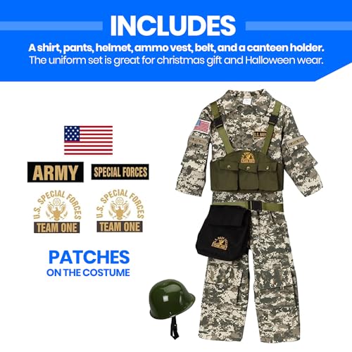 Dress Up America 544 Army Costume - Soldier Costume thumb #1