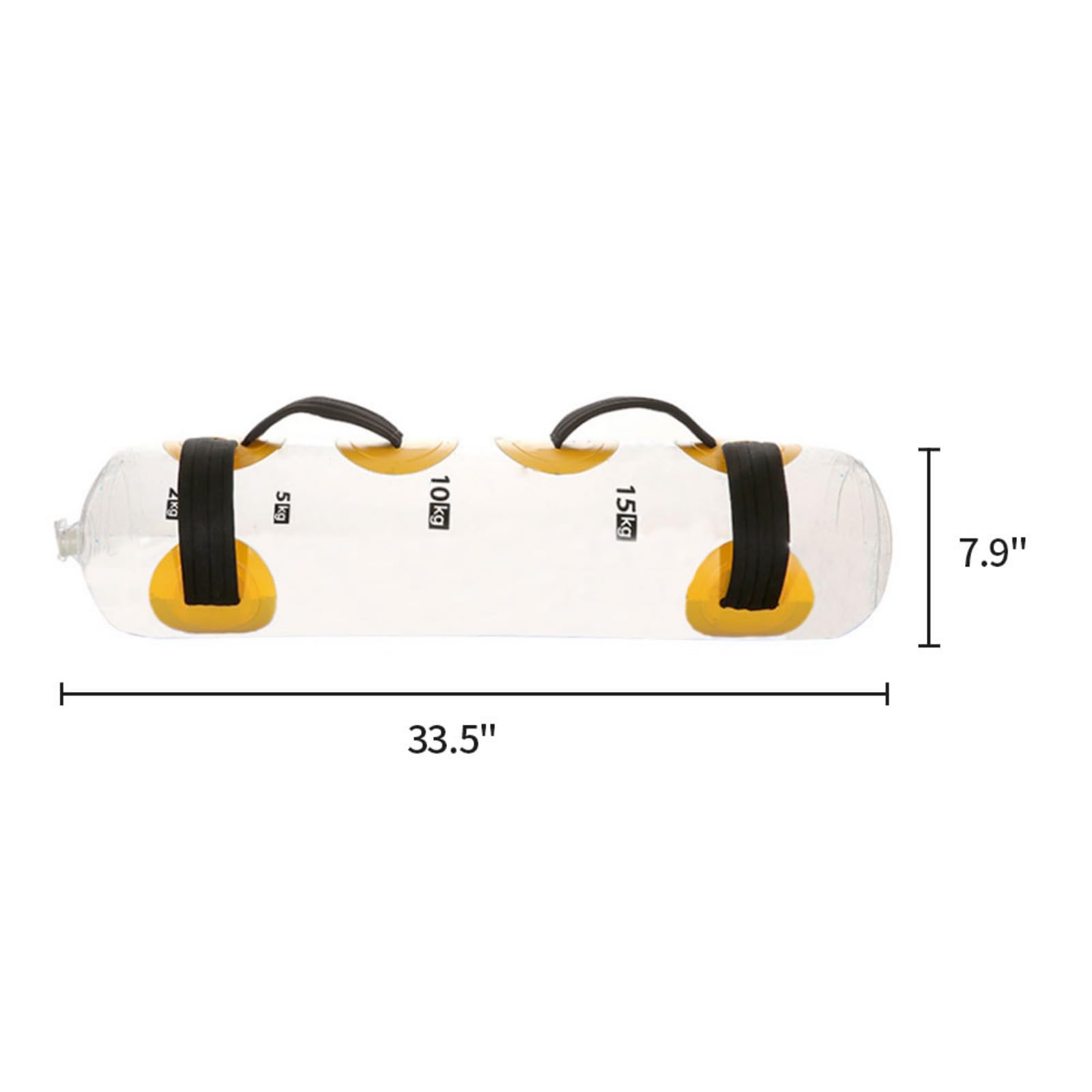Sac D'eau Fitness Ysislybin – 20 Kg Réglable, Pompe à Pied Incluse, Pour Musculation Et Cardio